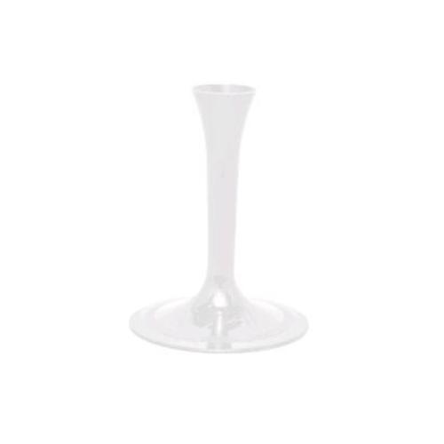 Basi Flute trasparenti 20 pz. | Supporti colorati per bicchieri componibili