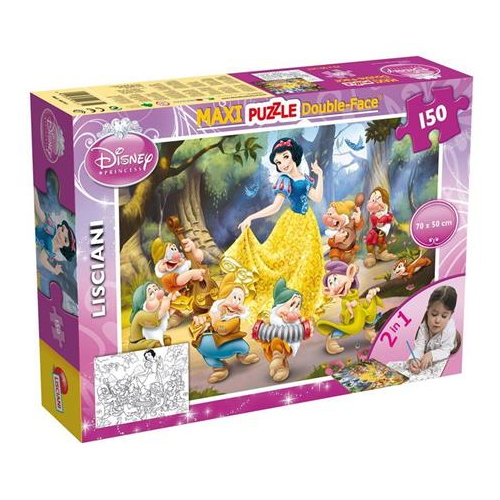 Biancaneve e i Sette Nani - Maxi Puzzle Double Face 150 Pezzi