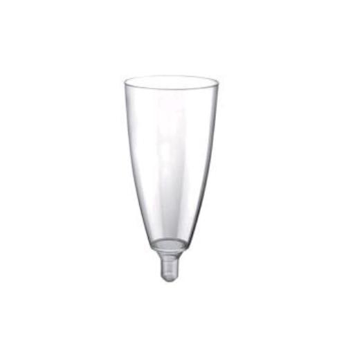 20 Flute Crystal | Flute monouso trasparenti per champagne e bollicine