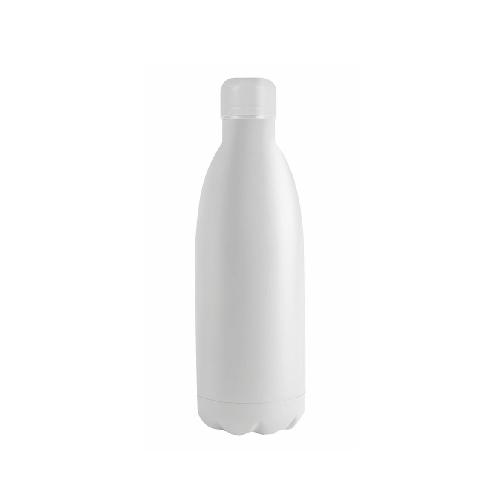 Borraccia Termica Nilo 1 Litro Bianca in Acciaio Inox - Bottiglia Caldo/Freddo Antigoccia