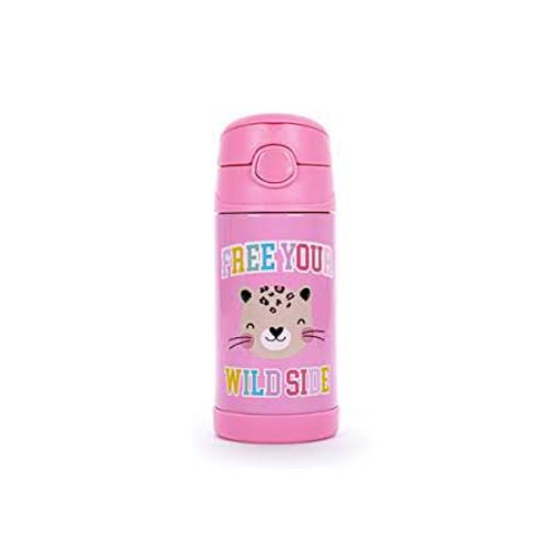 Borraccia Termica Tri-Coastal Design Leopard 300 ml in Acciaio Inox - Bottiglia Caldo/Freddo Antigoccia