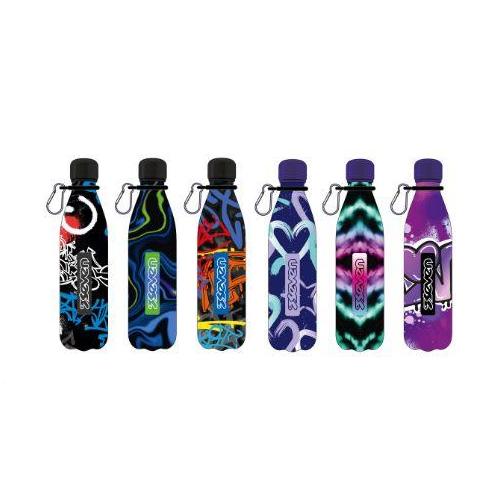 Borraccia QQB Seven 500 ml in Acciaio Inox con Laccetto