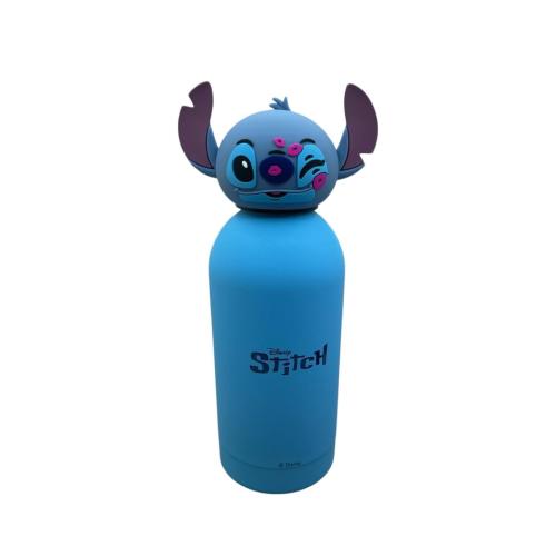 Borraccia Tappo Sagomato Lilo & Stitch Seven 350 ml - Bottiglia Termica in Acciaio Inox Antigoccia