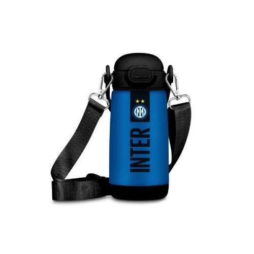 Borraccia Kid Inter Seven con Tracolla 400 ml - Bottiglia Termica in Acciaio Inox Antigoccia