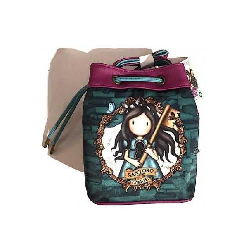 Borsa a Secchiello Gorjuss "Curiosity" – Santoro London, Borsa Piccola 22x18x13 cm