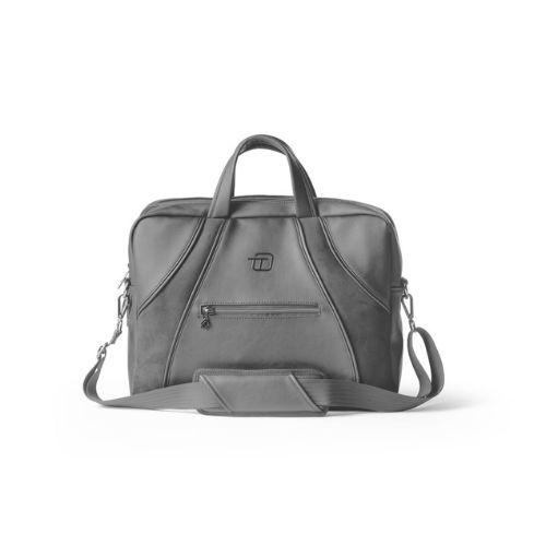 Borsa Due Manici in Ecopelle "Velvet" – Colore Grigio