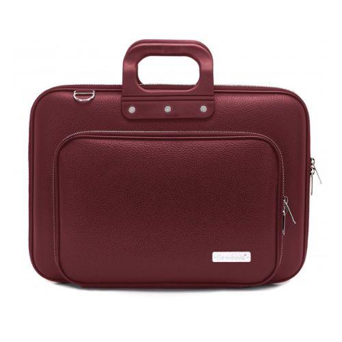 Cartella Portadocumenti/Porta PC 15,6" Bombata Classic Plus – Colore Rosso Borgogna