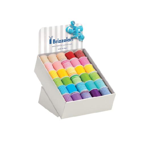 Rocchetti 10 mm x 10 m in Colori Primaverili Assortiti per Confezioni Regalo e Decorazioni