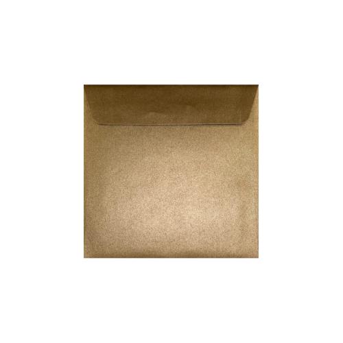 Busta in Carta Perlata Bronzo 17x17 cm 100 pezzi per Confezioni Regalo e Bomboniere