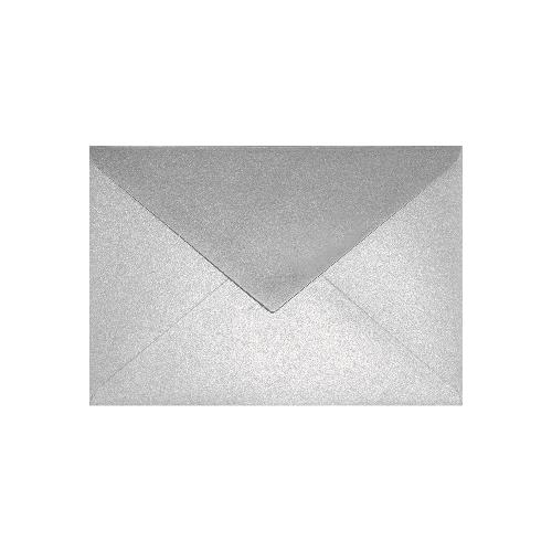 Busta in carta perlata argento 12x18 cm – confezione 25 pezzi per inviti e partecipazioni eleganti