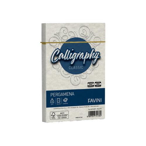 Favini Calligraphy Classic Pergamena – 25 buste Perla 90 g 12×18 cm