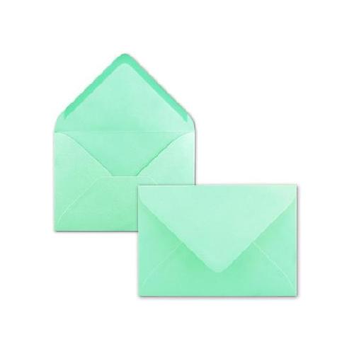 Busta in carta perlata verde menta 12x18 cm – confezione 25 pezzi per inviti e partecipazioni eleganti