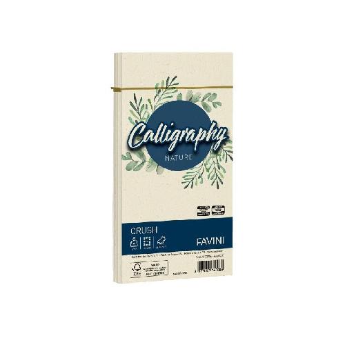 CALLIGRAPHY ALGA 25 BUSTE 90 gr.AVORIO 02 cm. 11x22