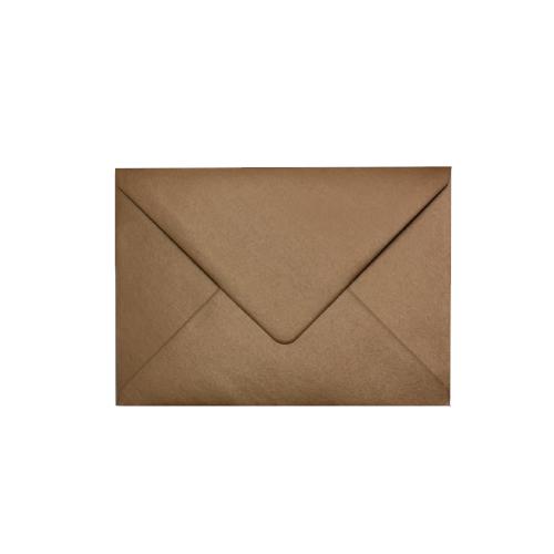 Busta in carta perlata bronzo 12x18 cm – confezione 25 pezzi per inviti e partecipazioni eleganti