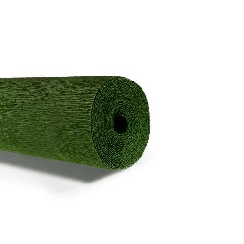 Rotolo Carta Crespa Verde Foglia 180 g – 50×250 cm Rotolo Decorativo per Feste, Addobbi e Progetti Creativi