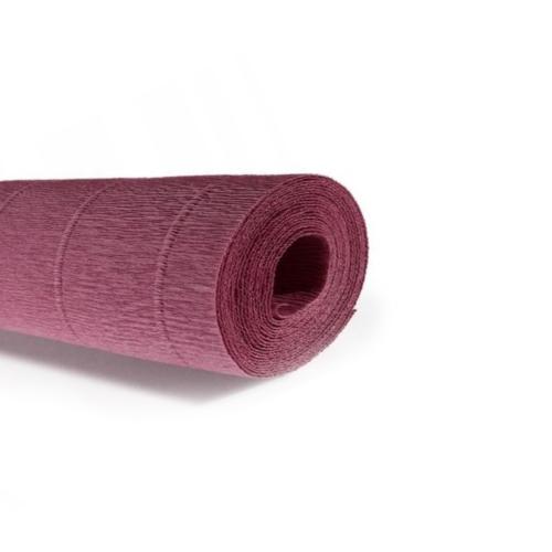 Rotolo Carta Crespa Prugna 180 g – 50×250 cm Rotolo Decorativo per Feste, Addobbi e Progetti Creativi