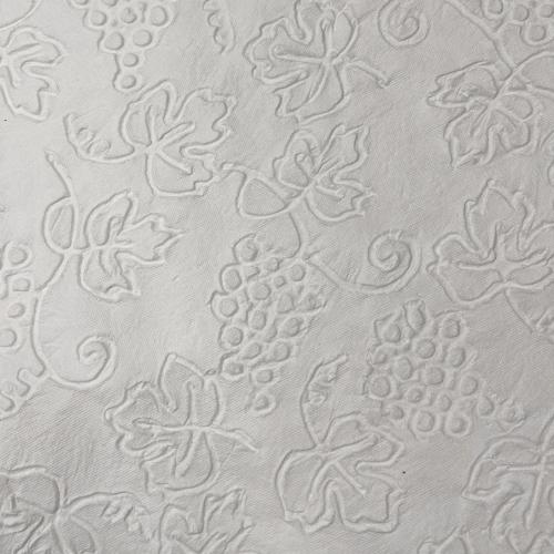 Carta Kozo Embossata Natura Fantasia Fiori e Foglie 50×76 cm – Foglio Artistico Testurizzato per Decorazioni e Progetti Creativi