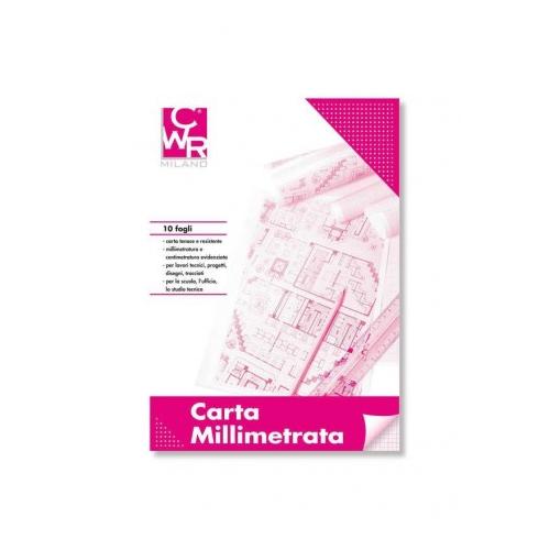Carta Millimetrata – Blocco 10 Fogli A3 (30x42 cm)