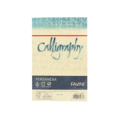 Buste Calligraphy Pergamena 12x18 Pz.25 Gr.90 Crema – Buste Eleganti in Carta Pergamena 90 g per Messaggi e Occasioni Speciali