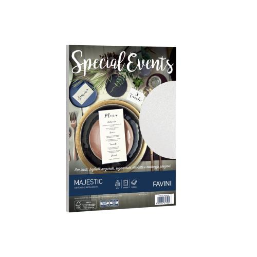 Carta A4 perlata bianco 250 g – confezione 10 fogli per cartoncini e progetti eleganti