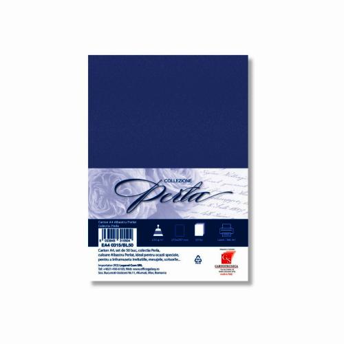 Carta A4 perlata Blu King 120 g – confezione 20 fogli per stampanti e progetti creativi