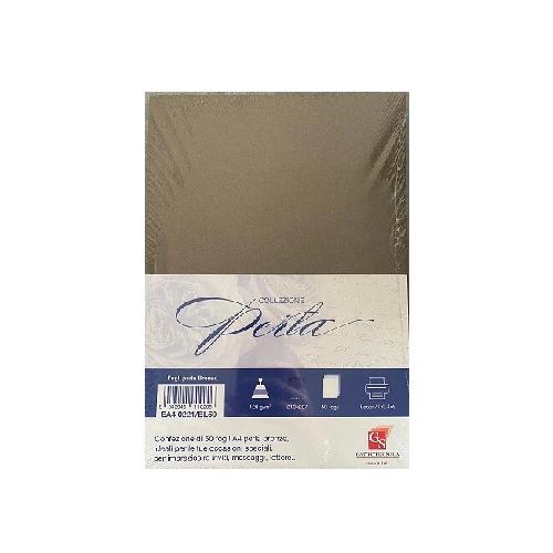 Carta A4 perlata bronzo 120 g – confezione 20 fogli per stampanti e progetti eleganti