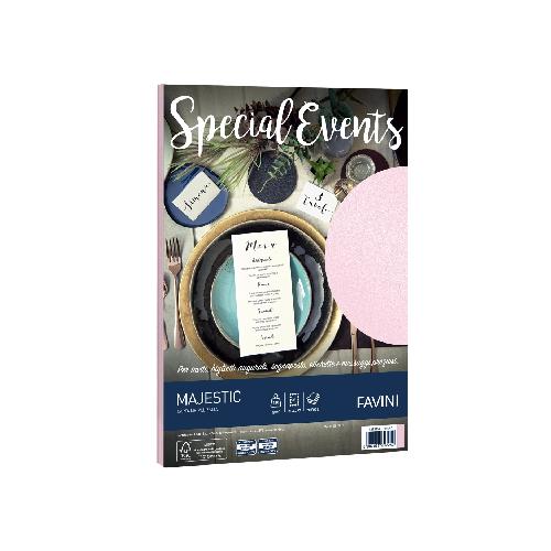 Carta A4 perlata rosa 120 g – confezione 20 fogli per stampanti e progetti creativi