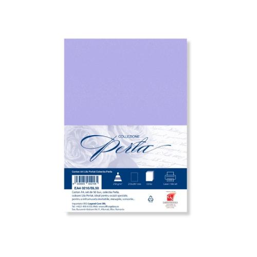 Carta A4 perlata lilla 120 g – confezione 10 fogli per stampanti e progetti creativi