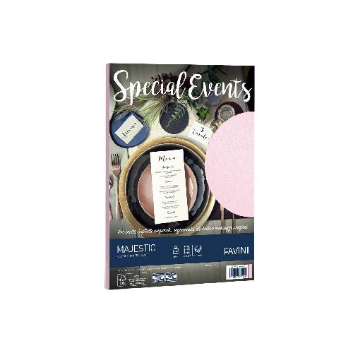 Carta A4 perlata rosa 250 g – confezione 10 fogli per cartoncini e progetti eleganti