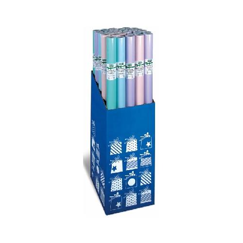 Carta Regalo Pastello Lebez 70x200 cm Colori Assortiti per Confezioni Eleganti