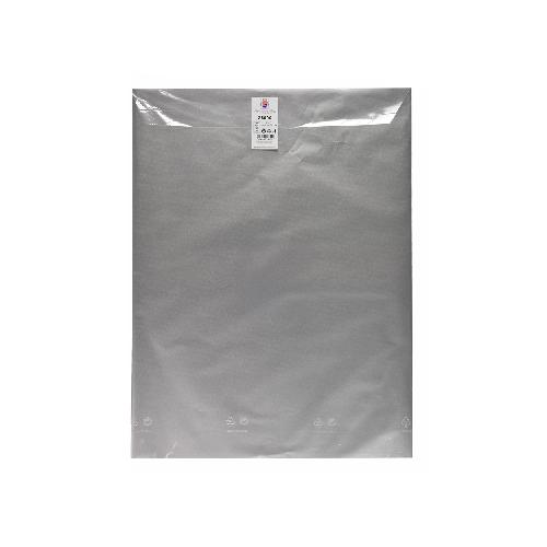 Carta Velina Argento Metal 50×76 cm – Confezione 24 Fogli Metallizzati per Decorazioni, Imballaggi e Creazioni Creative