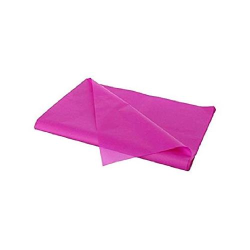 Carta Velina Fucsia 50×76 cm – Confezione 24 Fogli Leggeri per Decorazioni, Imballaggi e Creazioni Creative