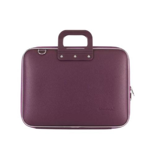 Cartella Portadocumenti/Porta PC 15,6" Bombata Classic – Colore Viola Prugna