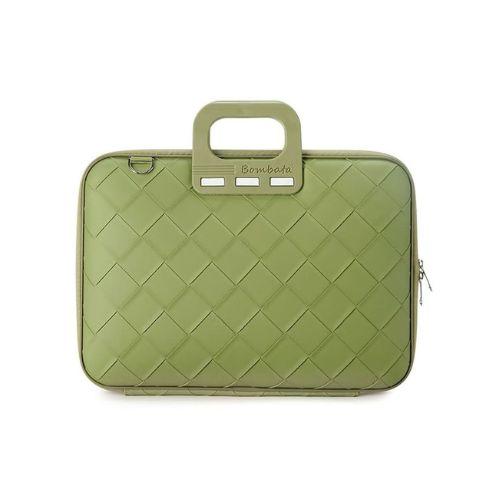Cartella Portadocumenti/Porta PC 15,6" Bombata Intrecciato – Colore Menta