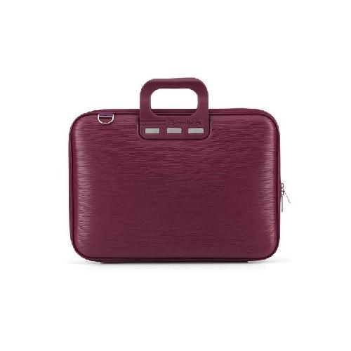 Cartella Portadocumenti/Porta PC 15,6" Bombata Wave – Colore Viola Prugna