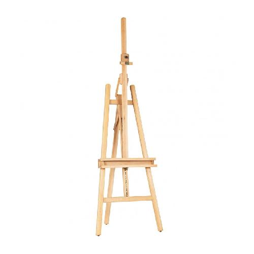 Cavalletto studio Gloucester in legno di faggio oliato | Supporto professionale per pittura e disegno