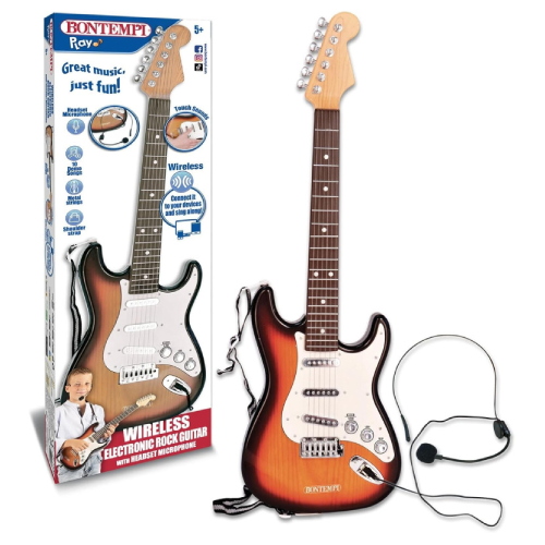 Chitarra Elettronica Wireless con Microfono