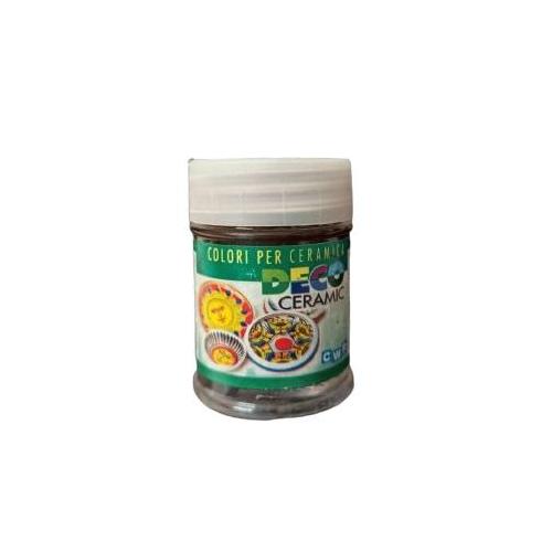 Colore per ceramica nero 33 ml | Vernice per decorazioni su ceramica