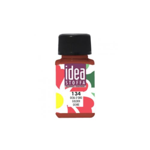 Colore per tessuto Idea Stoffa 60 ml ocra d’oro | Vernice tessuti decorativa