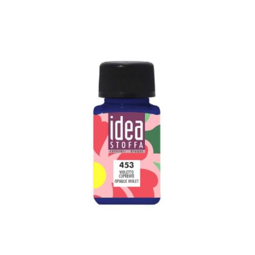 Colore per tessuto Idea Stoffa 60 ml violetto coprente | Vernice tessuti decorativa