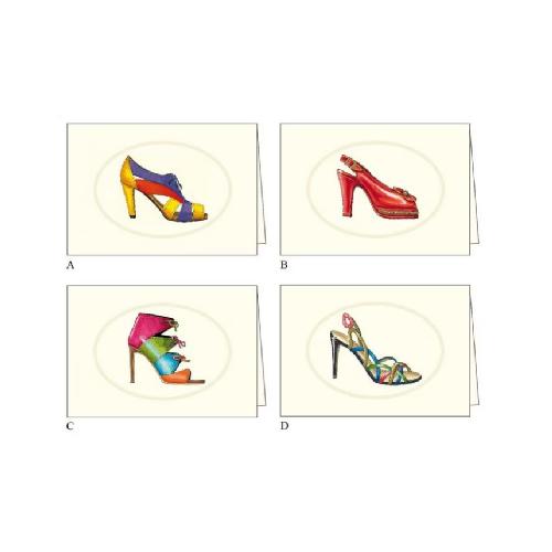 Cofanetto in metallo per biglietti Avorio Shoes – elegante contenitore per biglietti da visita