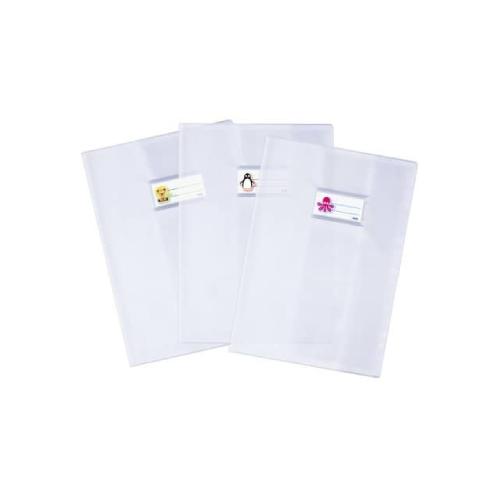 Coprimaxi PVC 200 Micron Trasparente Vetro Neutro con Alette e Portanome