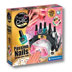Clementoni Crazy Chic Nail Passion - Set Manicure e Nail Art per Bambine 8+
