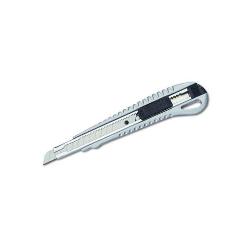 Cutter in Metallo a Scatto Piccolo Deli 2036 – Lama 9 mm Auto-Lock Professionale