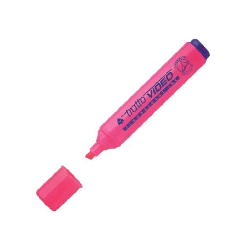 Evidenziatore Tratto Video Fucsia – Punta Scalpello, Tratto 1-5 mm