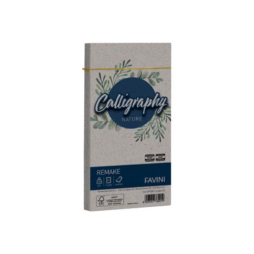 Favini Calligraphy Nature Remake Scoglio – 25 buste 120 g 11×22 cm apertura lato corto