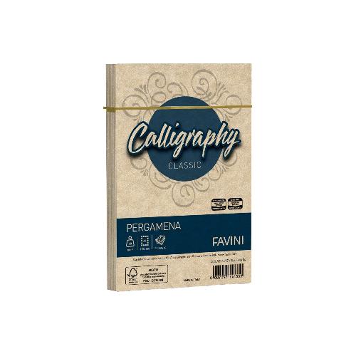 Favini Calligraphy Classic Pergamena A4 Nocciola 90 g | 50 Fogli