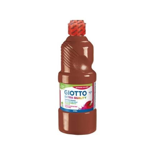 Giotto Tempera Pronta Marrone 500 ml – Colore a Tempera Coprente e Vivace per Scuola e Creatività