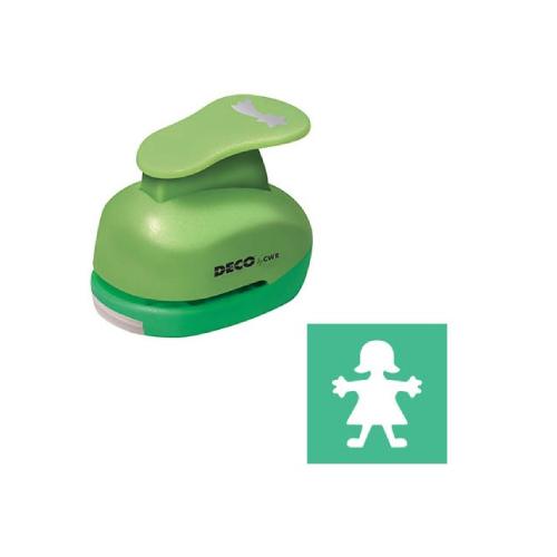 Maxi fustella bambina 25 mm | Perforatrice decorativa per carta, cartoncino e hobby creativi