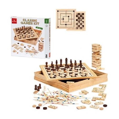 GIOCHI CLASSICI IN LEGNO SCACCHI, DAMA, TRIA, DOMINO, SHANGAI, TORRE